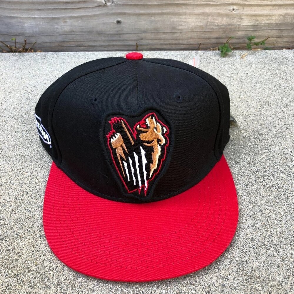 MELONWEAR Fresno Grizzlies Snapback Hat Patches Minor League Baseball MiLB Tacos